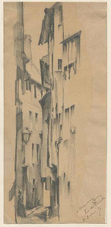 VUE DE STRASBOURG : RUE DES DENTELLES_0